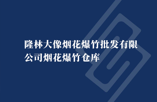 隆林大像烟花爆竹批发有限公司烟花爆竹仓库