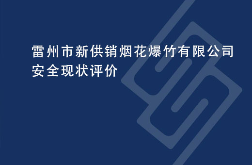 雷州市新供销烟花爆竹有限公司安全现状评价