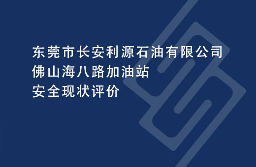 东莞市长安利源石油有限公司佛山海八路加油站安全现状评价